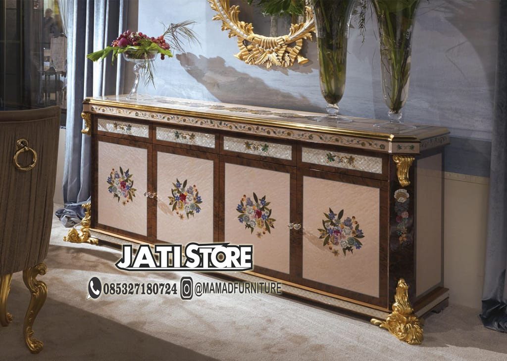 Bufet Design Classic Jati Store